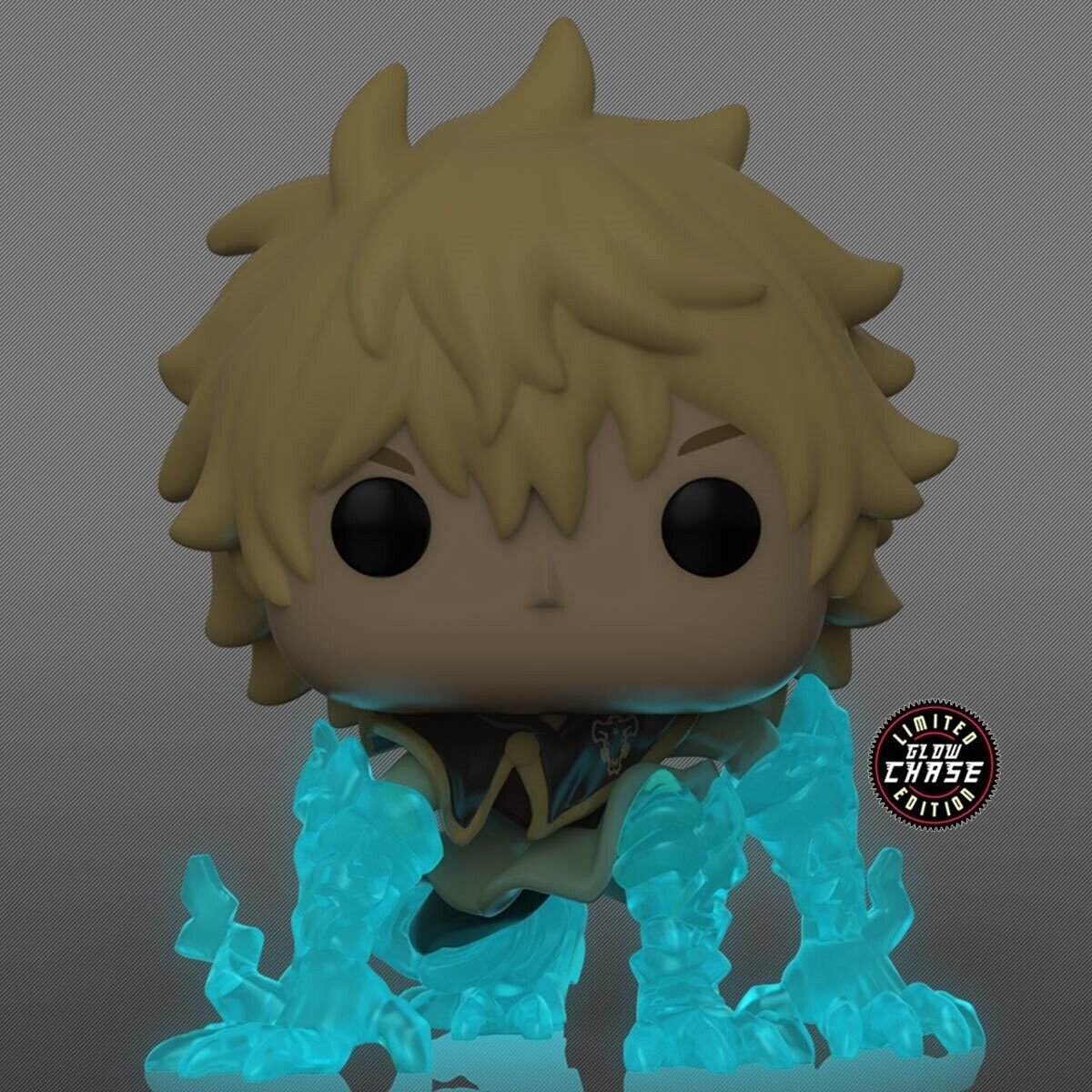 Funko Pop! Black Clover Luck Voltia with Lightning Armor ** Glow Chase Edition**