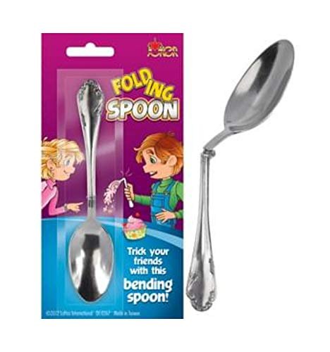 Loftus International Folding Metal Spoon Trick Prank-Gag Novelty Item