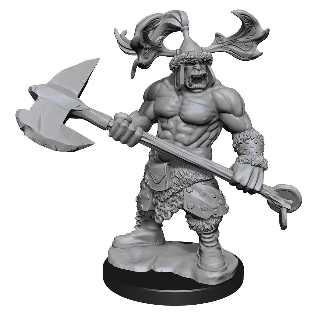 D&amp;D Frameworks: Orc Barbarian Male - Unpainted and Unassembled