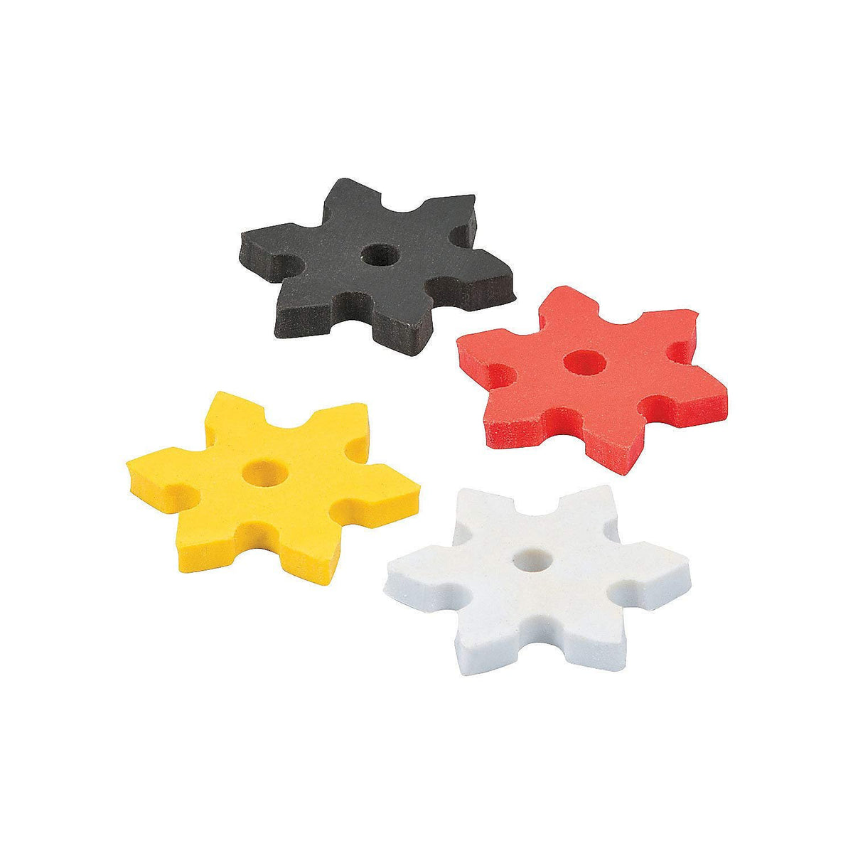 Ninja Star Erasers - 24 Pack - Karate Party Favors and School Supply Handouts