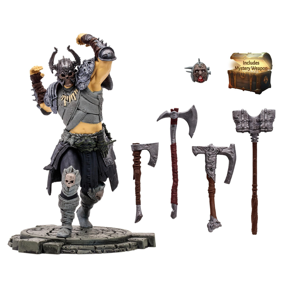 McFarlane Toys - Diablo IV Whirlwind Barbarian (Epic) 1:12 Scale Posed Figure