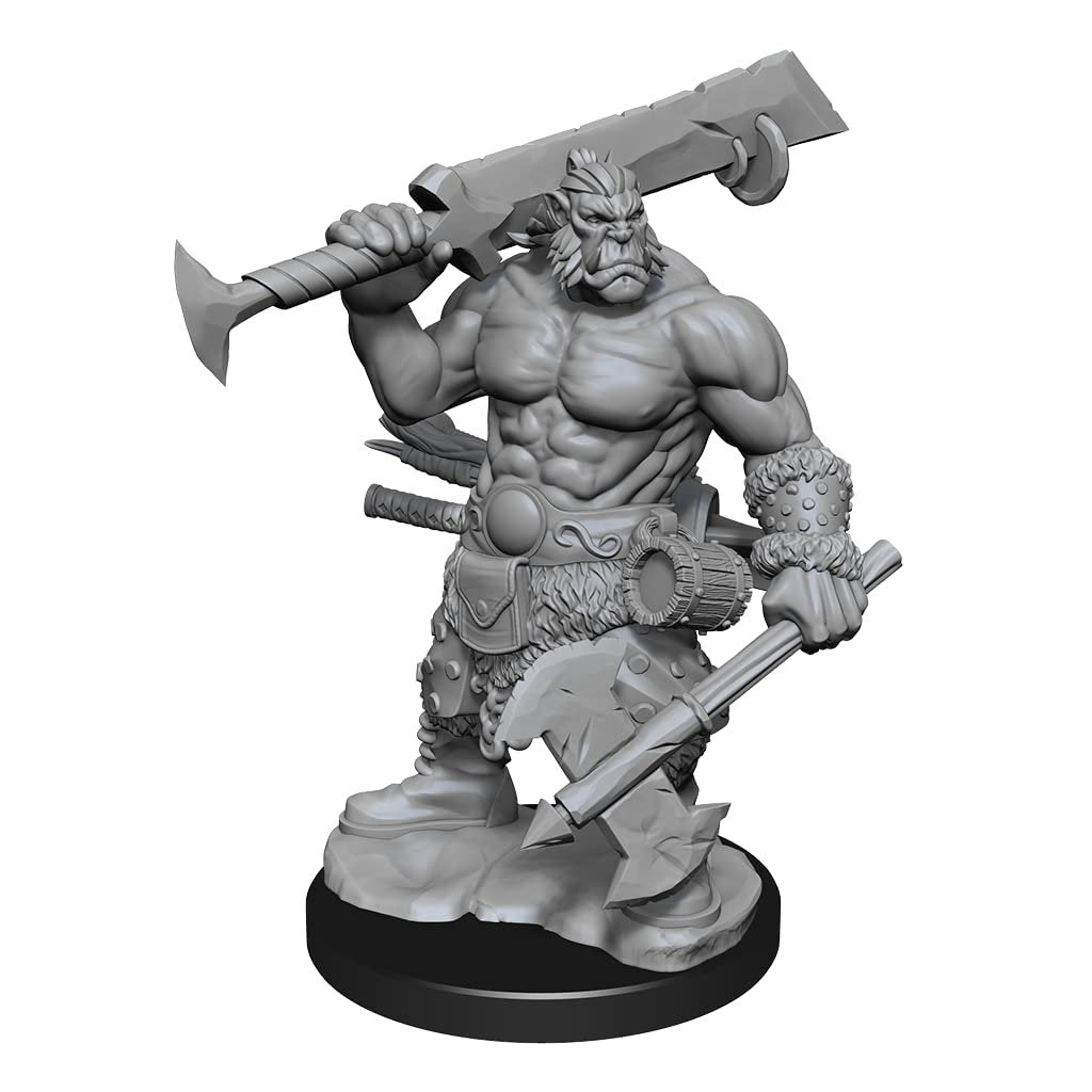 D&amp;D Frameworks: Orc Barbarian Male - Unpainted and Unassembled