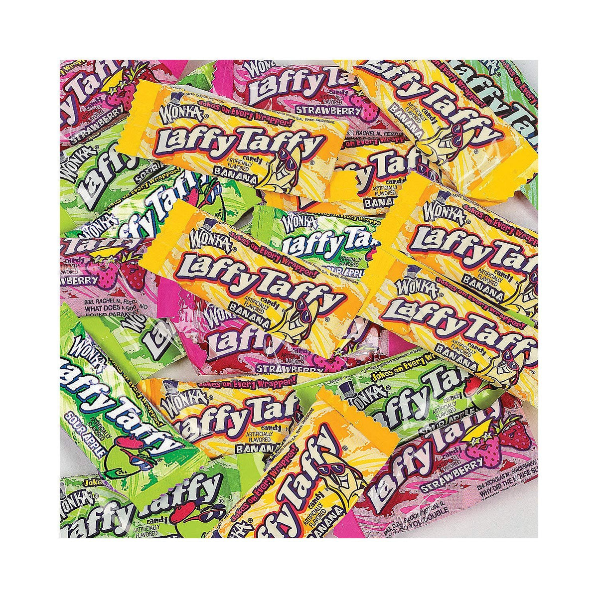 Laffy Taffy Candy Assortment (1 pound) 48 Soft and Chewy Candy Pieces