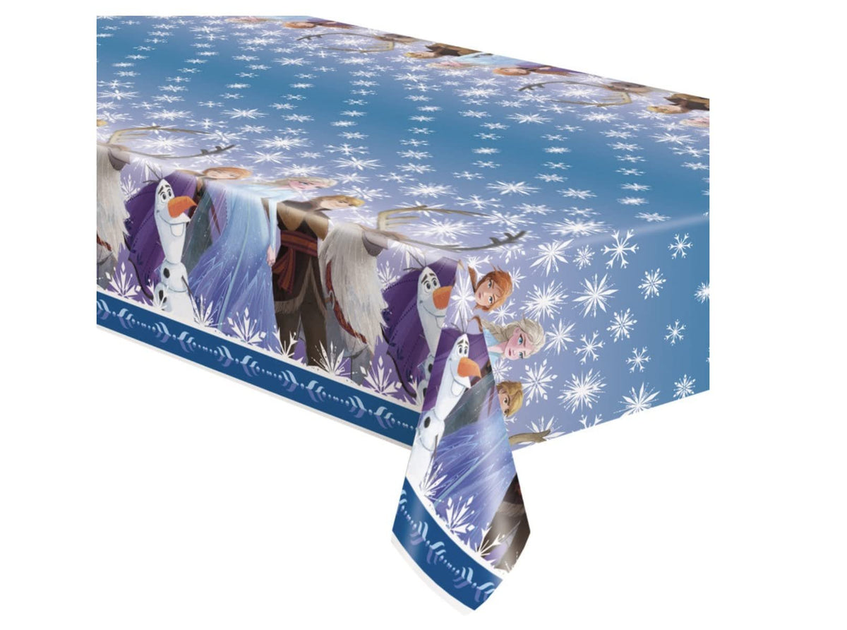 Unique Disney Frozen 2 Rectangular Plastic Table Cover - 54&quot; x 84&quot;, 1 Pc