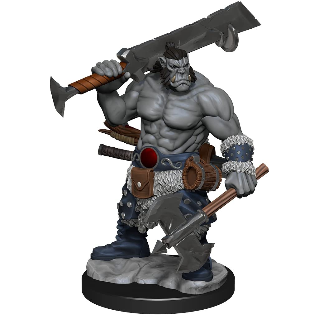 D&amp;D Frameworks: Orc Barbarian Male - Unpainted and Unassembled