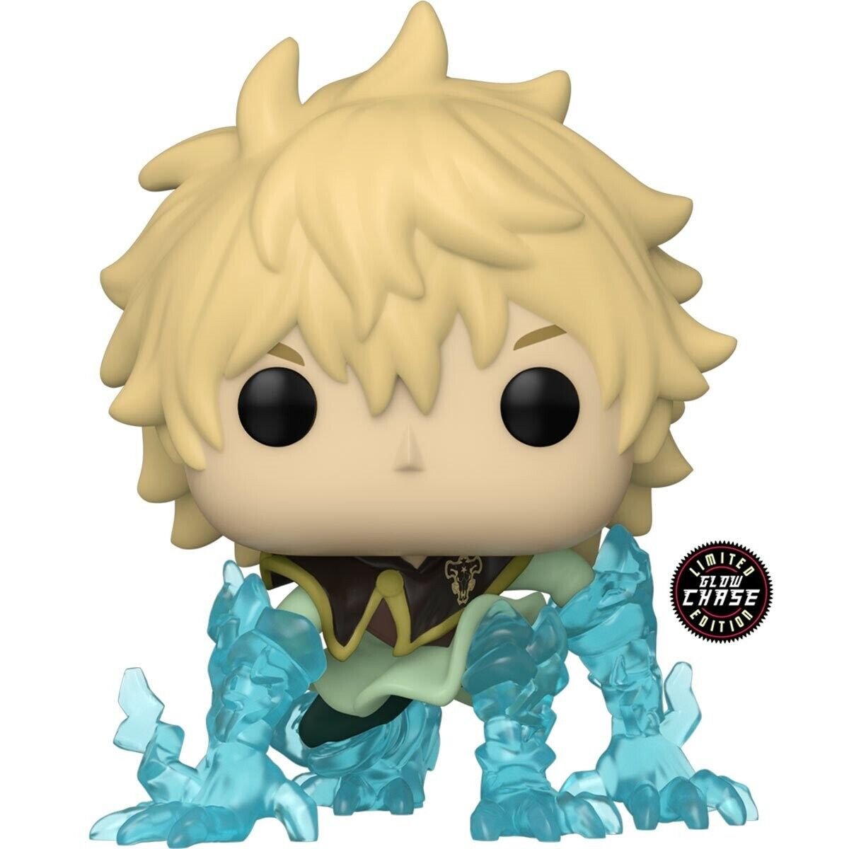 Funko Pop! Black Clover Luck Voltia with Lightning Armor ** Glow Chase Edition**